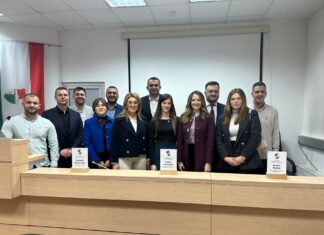 Mladež Županijskog odbora HDZ-a BiH ŽSB posjetila Sabor ŽSB